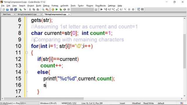 How to compress a String in C | C Programming in English смотреть онлайн