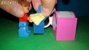 Стиральная машина LEGO DUPLO. Обзор. Бытовая техника лего дупло стиральная машина.