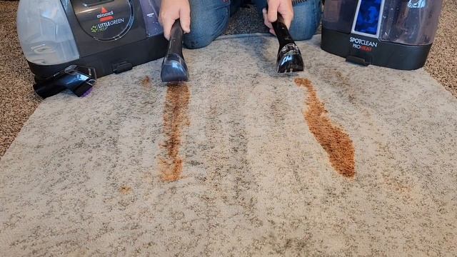 Bissell SpotClean ProHeat 2694 vs Little Green Pet Portable Carpet Cleaner 1400W смотреть онлайн