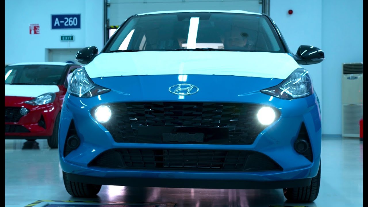 Hyundai i10 2020 - производственная линия - сделано в Европе. смотреть онлайн