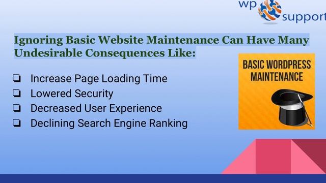 WORDPRESS WEBSITE MAINTENANCE смотреть онлайн
