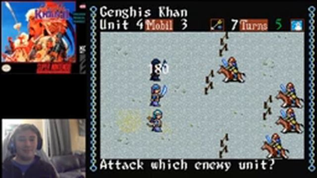 Genghis Khan II Clan of the Gray Wolf (SNES) - World Conquest смотреть онлайн