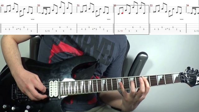 Poison Alice Cooper Guitar Intro Tab Lesson | Scrolling PDF смотреть онлайн