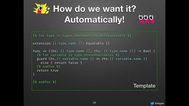UIKonf 2017 – Day 2 – Olivier Halligon – Code Generation in Swift смотреть онлайн