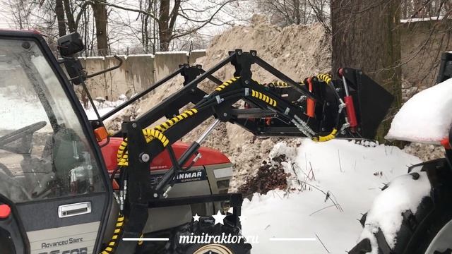 Минитрактор Yanmar AF30 и кун Landformer