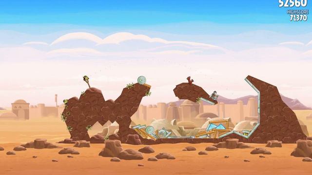 Angry Birds Star Wars HD Mac - Tatooine Level 1-24 3 Walkthrough Gameplay смотреть онлайн