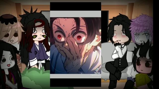 Uppermoons + Muzan react to Tanjiro // Demonslayer // [1/1] // смотреть онлайн