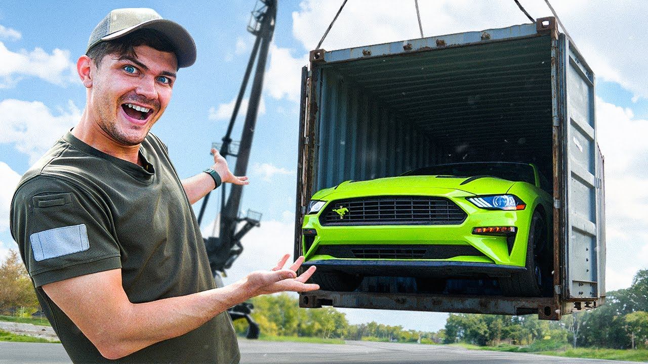 Купили КОНТЕЙНЕР на аукционе! Какой автомобиль внутри? смотреть онлайн