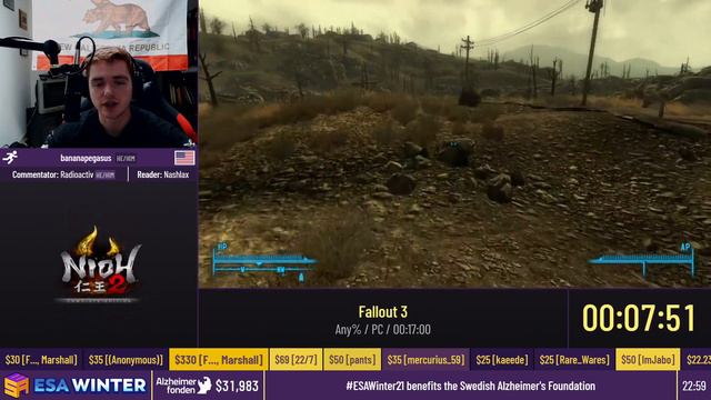Fallout 3 [Any%] by bananapegasus - #ESAWinter21 смотреть онлайн