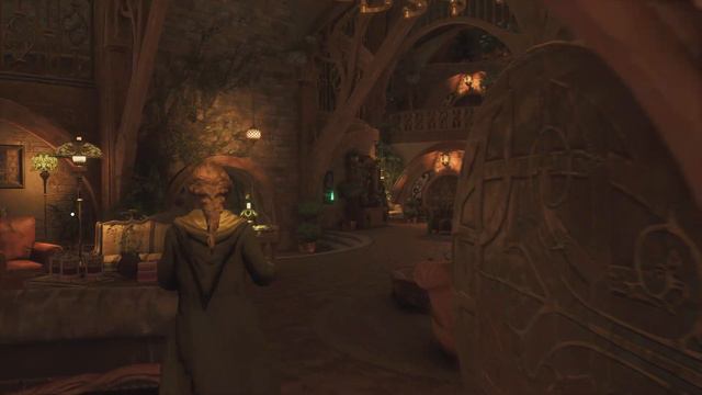 4K Hogwarts Tours ◈ Hufflepuff Common Room (NIGHT TIME) ◈ PS5 Fidelity Graphics | HUD turned off смотреть онлайн