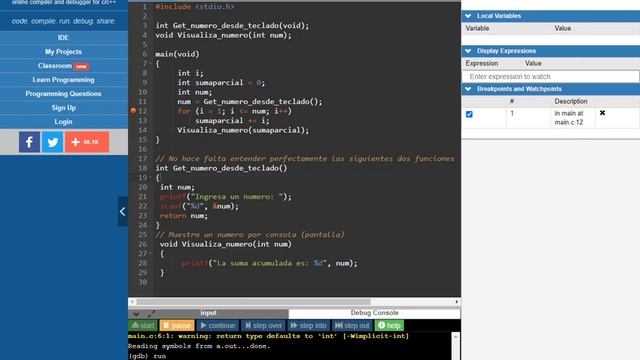 Programación con onlinegdb смотреть онлайн