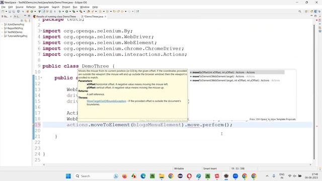 What is Actions class in WebDriver and its methods (Selenium Interview Question #547) смотреть онлайн