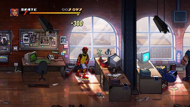 Streets of Rage 4. Skate (SOR3). Stage 2 - Police Precinct. Difficulty HARD. Rank S смотреть онлайн