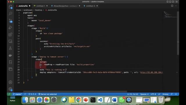 Jenkins Project | Read JAVA properties file in Jenkinsfile | Pipeline Script смотреть онлайн