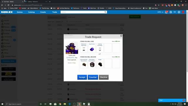 I Traded off the BEST Face...*SAD* (Roblox Trading) смотреть онлайн