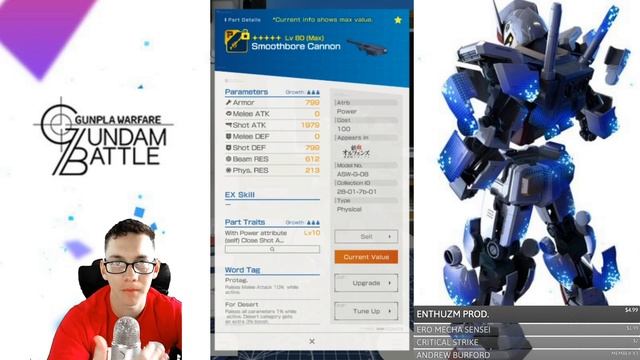 Gundam Barbatos [4th Form] Analysis | Gundam Battle: Gunpla Warfare смотреть онлайн