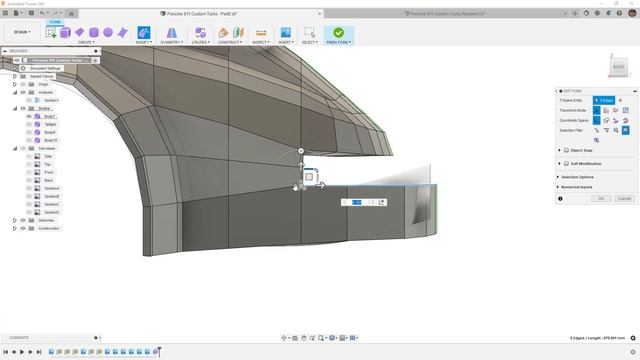 The Ultimate Car Modeling How To Part 2 - Final Body Adjustments #Fusion360 #CarDesign