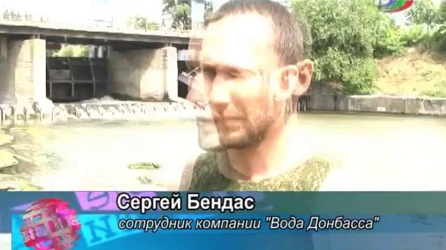 Ремонтные работы на плотине в Зугрэсе. смотреть онлайн