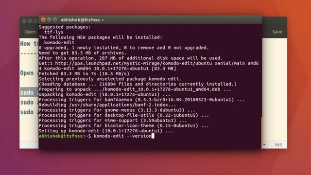 How To Install Komodo Edit In Ubuntu 16 04 and Linux Mint смотреть онлайн