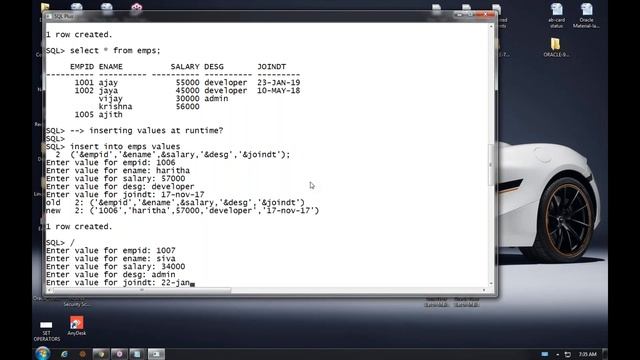 ORACLE 12c Tutorials || Class - 8 || by Mr. Dinesh On 25-09-2019 смотреть онлайн