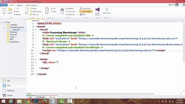 BootStrap - Getting Started смотреть онлайн