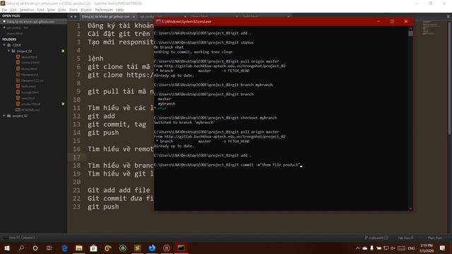 Git cơ bản - bài 5 - Phân nhánh và làm việc với branch смотреть онлайн