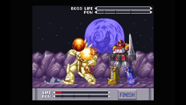 Super Nintendo (Snes) 16-bit Mighty Morphin Power Rangers The Movie Area 7