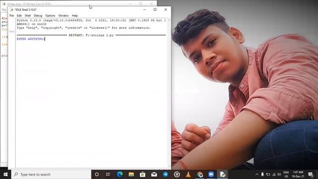 PALINDROME CHECKING IN STRINGS -- STRINGS -- PYTHON FOR BEGGINNERS NISHANK TIWARY.mp4 смотреть онлайн