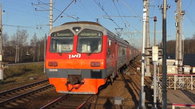Электропоезд ЭД4МК-0029 сообщением Кубинка-1-Лобня смотреть онлайн