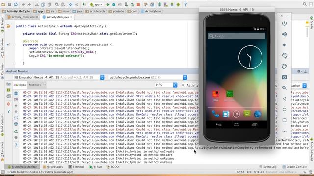 Explained - Android Activity Life Cycle смотреть онлайн