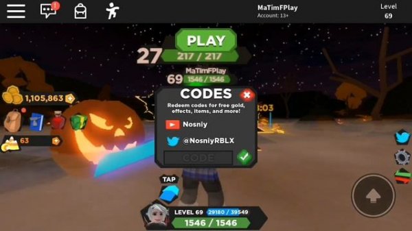 ВСЕ КОДЫ в ДАНЖЕН КВЕСТ в РОБЛОКС |  ALL CODES TREASURE QUEST ROBLOX