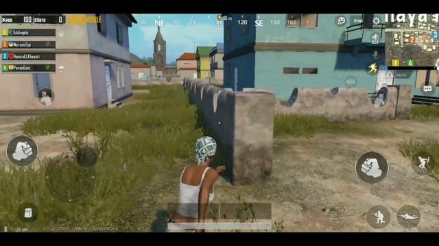 Как прыгнуть быстрее всех в PUBG MOBILE. Как залезть на крышу дома без лестницы! смотреть онлайн