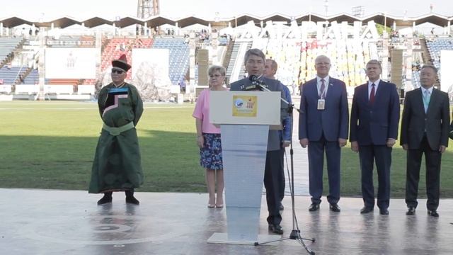 Приветствие Главы РБ А.С. Цыденова на Алтаргане 2018г смотреть онлайн