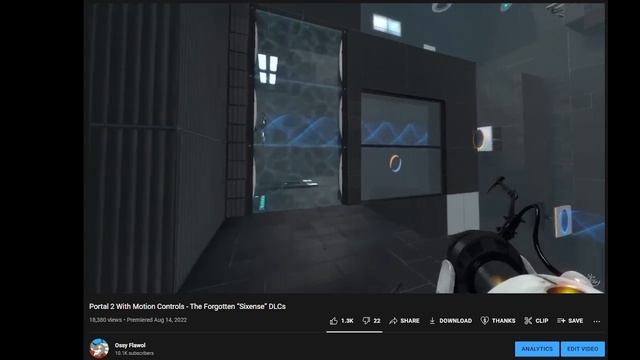 Ossy Flawol accidentally kills the Portal 2 Sixense Perceptual Pack смотреть онлайн