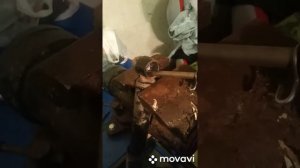 замена сайлентблока на амортизаторе Санг енг Кайрон