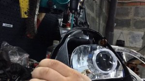 Chery Tiggo устраняем косяки по фаре