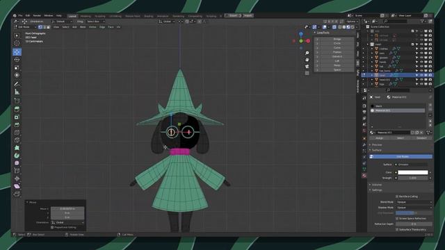 I Modeled Ralsei From Deltarune! [Blender][3D Painter]