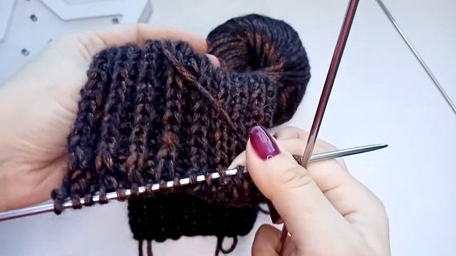 Вязаная повязка на голову спицами / Повязка на двух спицах / Подробный Мастер-класс / Для начинающи