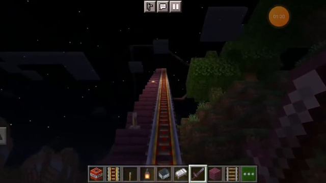 построил железную дорогу в МАЙНКРАФте и по катался)) смотреть онлайн