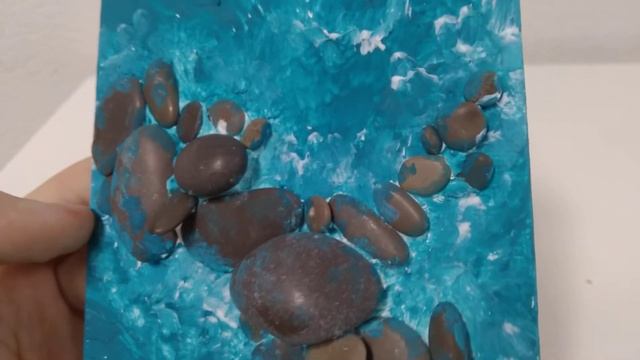 Фитокартины: Картина с морскими камнями. Крымский пейзаж. Купить яркую картину бирюзовый цвет смотреть онлайн