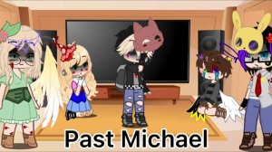 Afton family react to Michael au’s||fnaf||⚠️My au⚠️