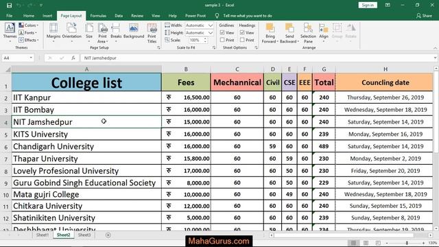 Page Layout and Print Tabloid in Excel- Tabloid in Excel Tutorial смотреть онлайн