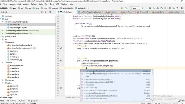 2 Slider in android studio 2020 | Image slider in android studio смотреть онлайн