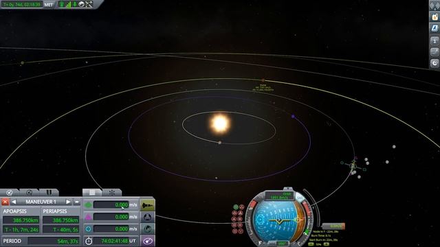 Advanced Maneuver Mode in Kerbal Space Program 1.7 смотреть онлайн