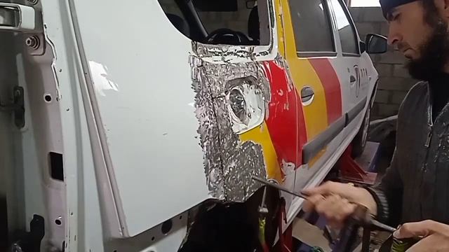 Ларгус сложный ремонт кузова смотреть онлайн