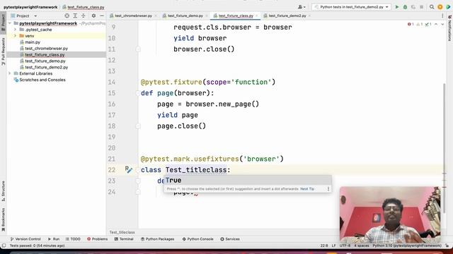 17 - Pytest Fixtures with Playwright: Harnessing the Power of Fixtures for Class-based #playwright смотреть онлайн