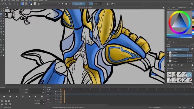 Warframe speed-paint "Gauss" смотреть онлайн