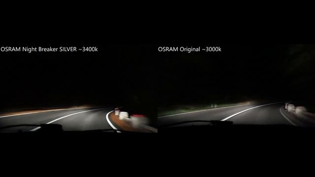 OSRAM Night Breaker SILVER Vs OSRAM Original