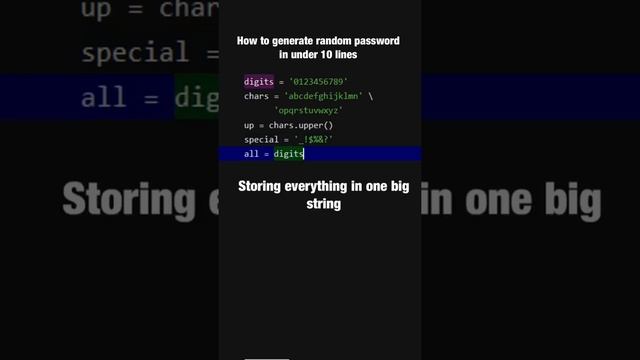 Simple Password Generator in under 10 Lines using Python смотреть онлайн