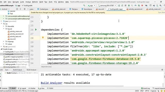 Firebase Storage Image Retrieval using Picasso Android Hindi / Urdu смотреть онлайн